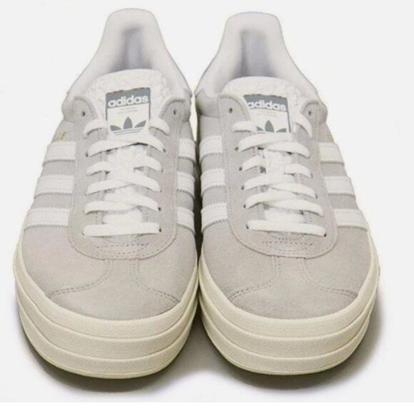 adidas Originals Gazelle Bold Grey White Women's Multiple Size - Picture 4 of 6